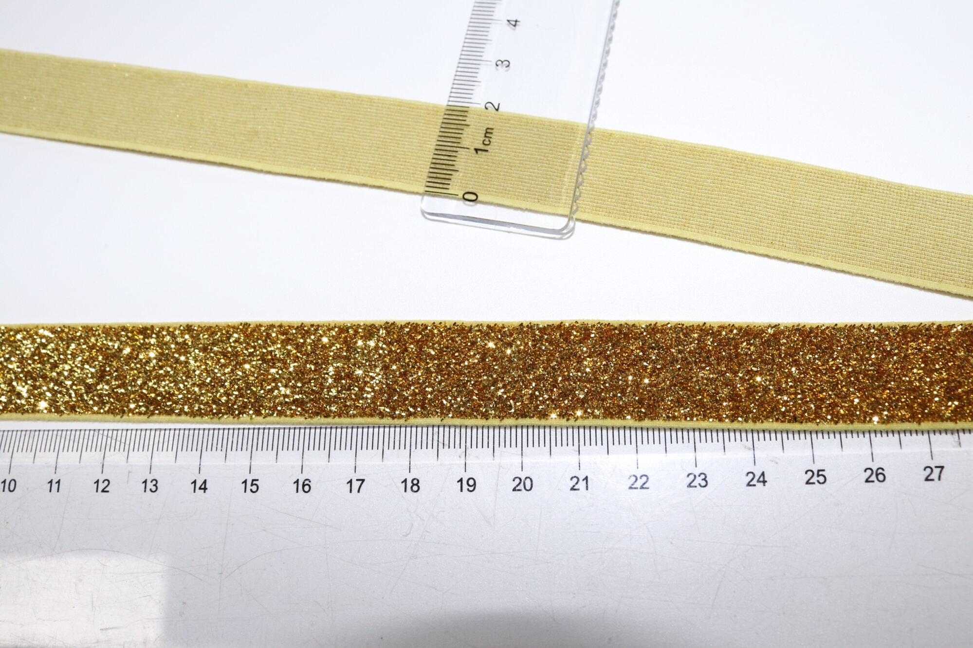Lurex bra strap elastic