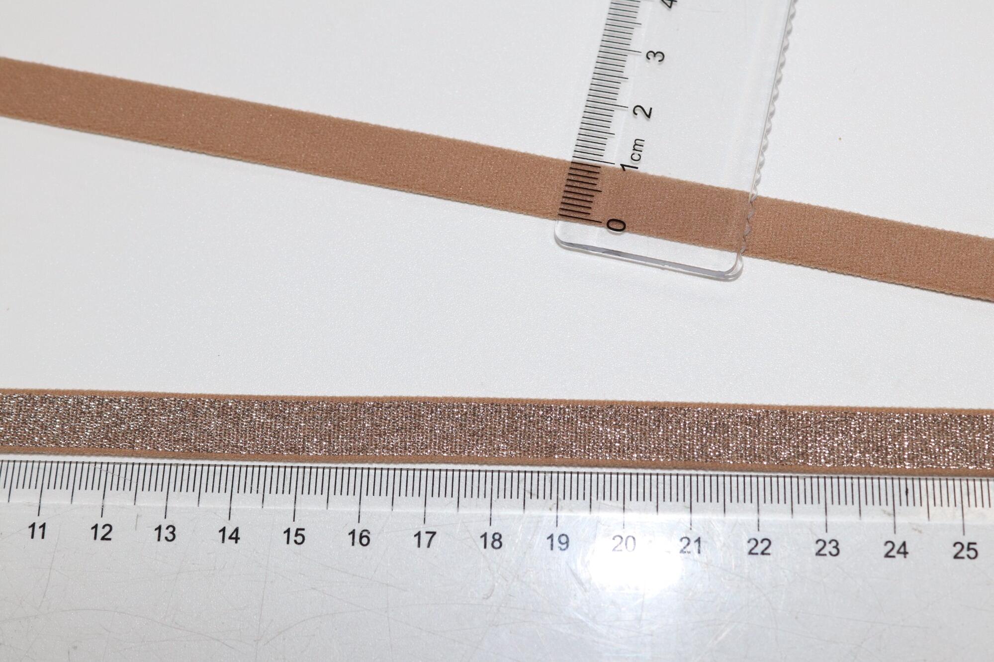 Lurex bra strap elastic
