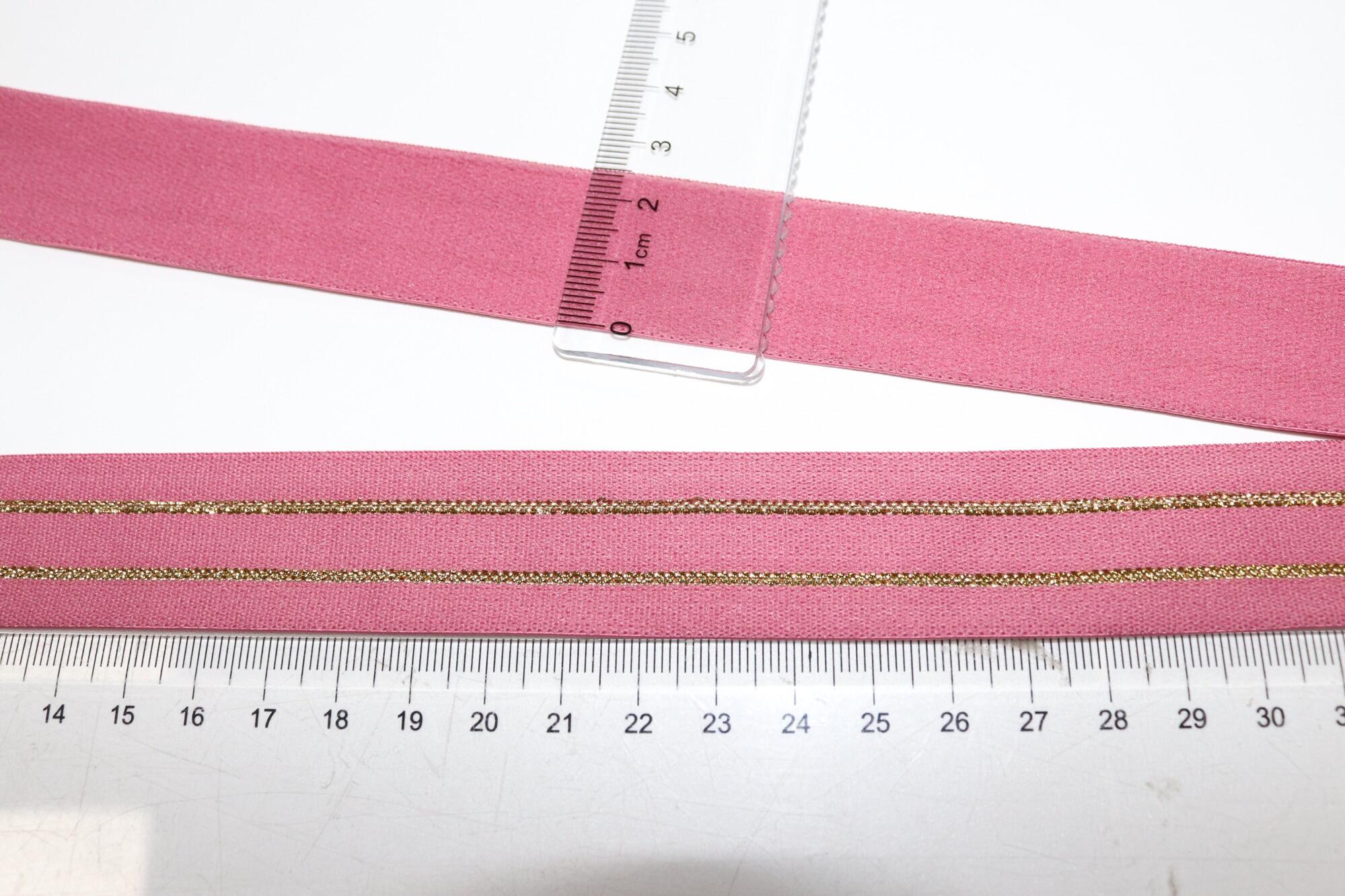 Lurex bra strap elastic