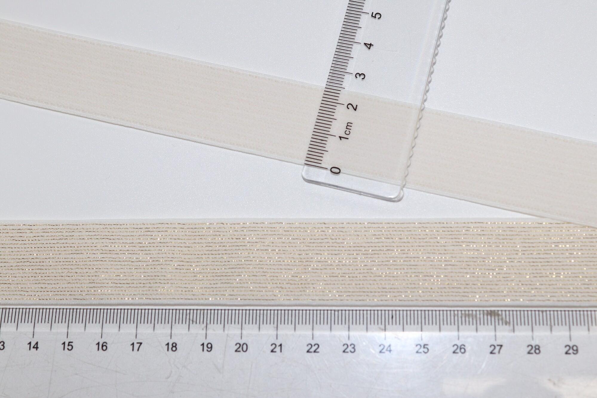 Lurex bra strap elastic