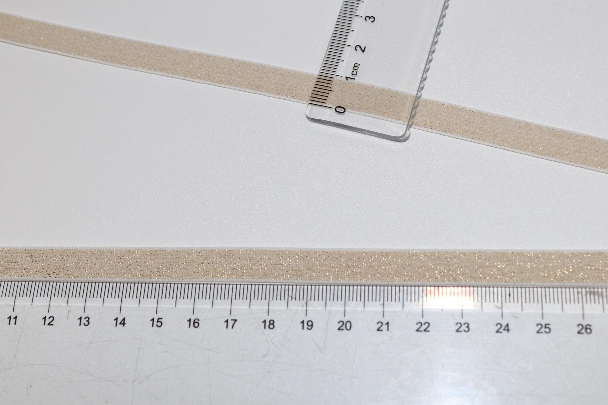 Lurex bra strap elastic